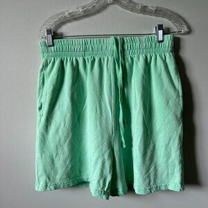 2 Pairs of Garage Bermuda Orange & Green Sweat Shorts